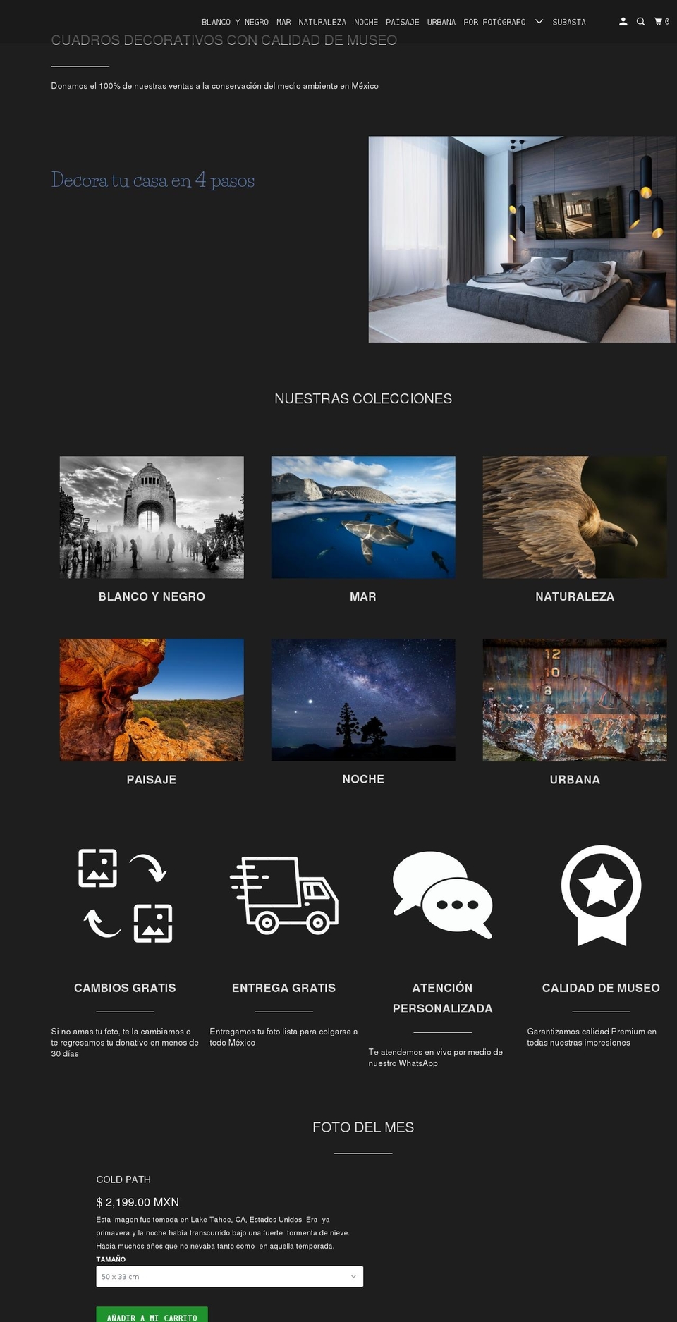 fotoplaneta.org shopify website screenshot