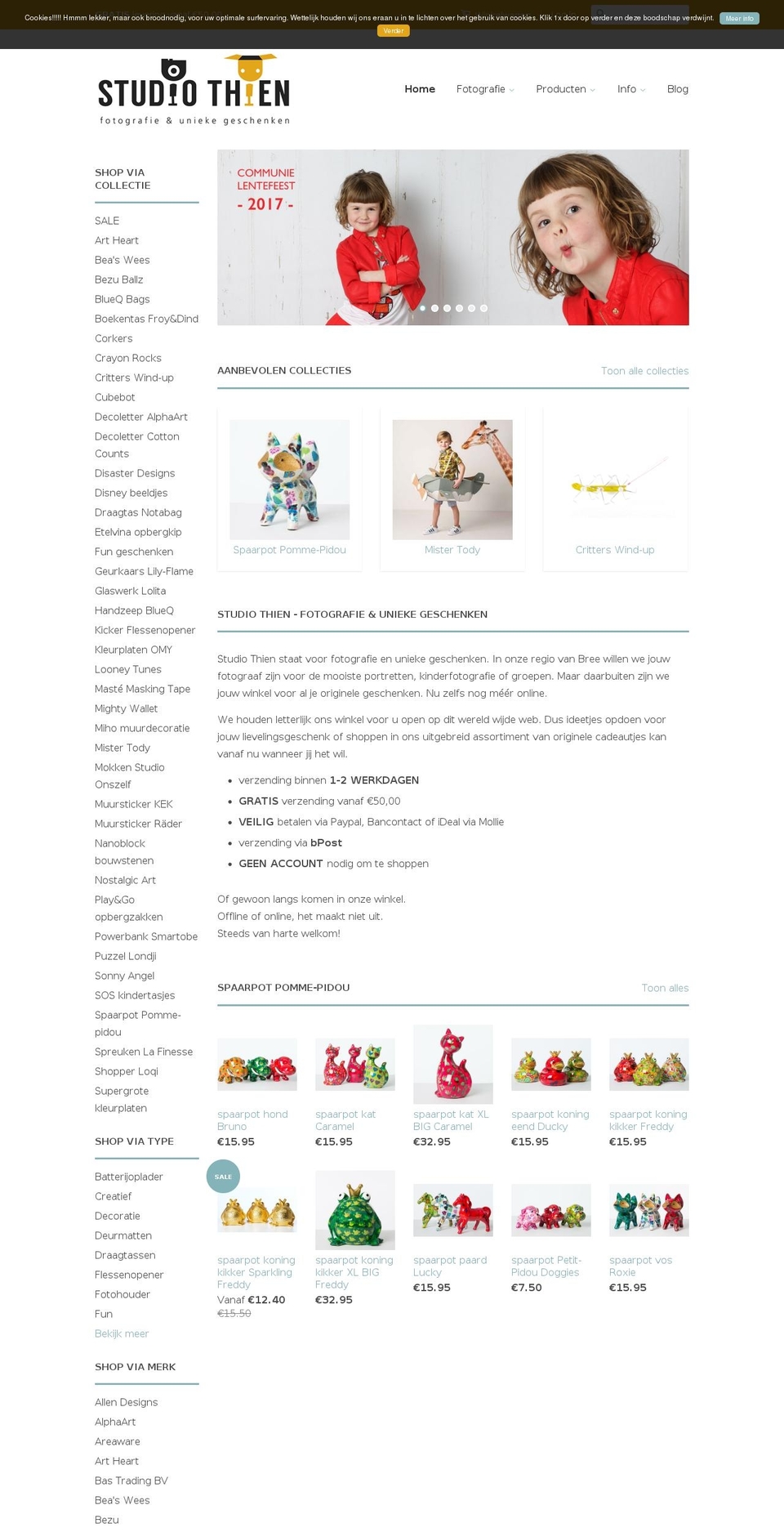 fotostudiothien.be shopify website screenshot