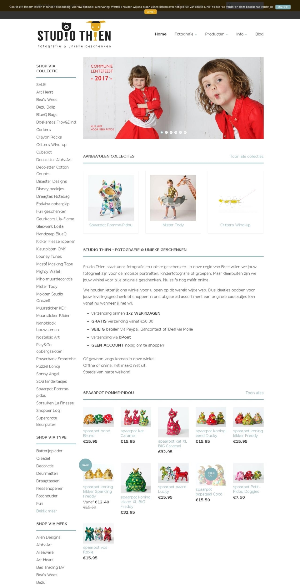 fotostudiothien.com shopify website screenshot
