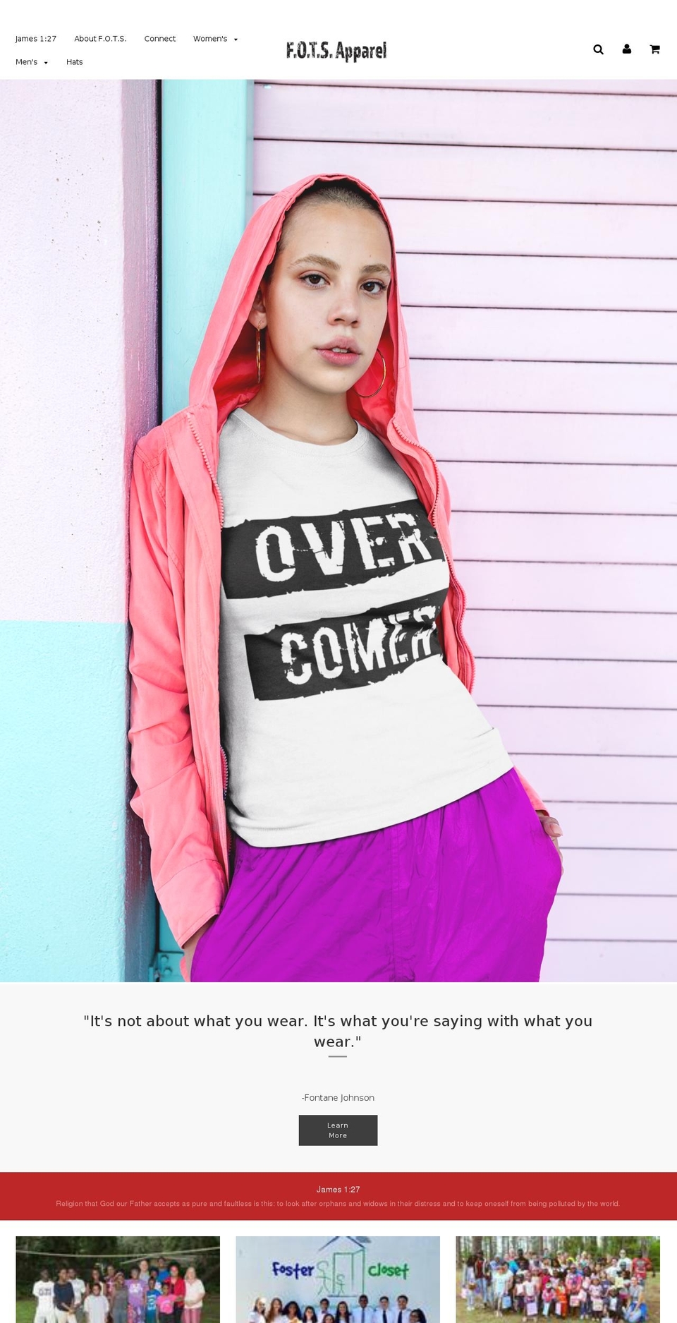 fotsapparel.com — Shopify storefront screenshot