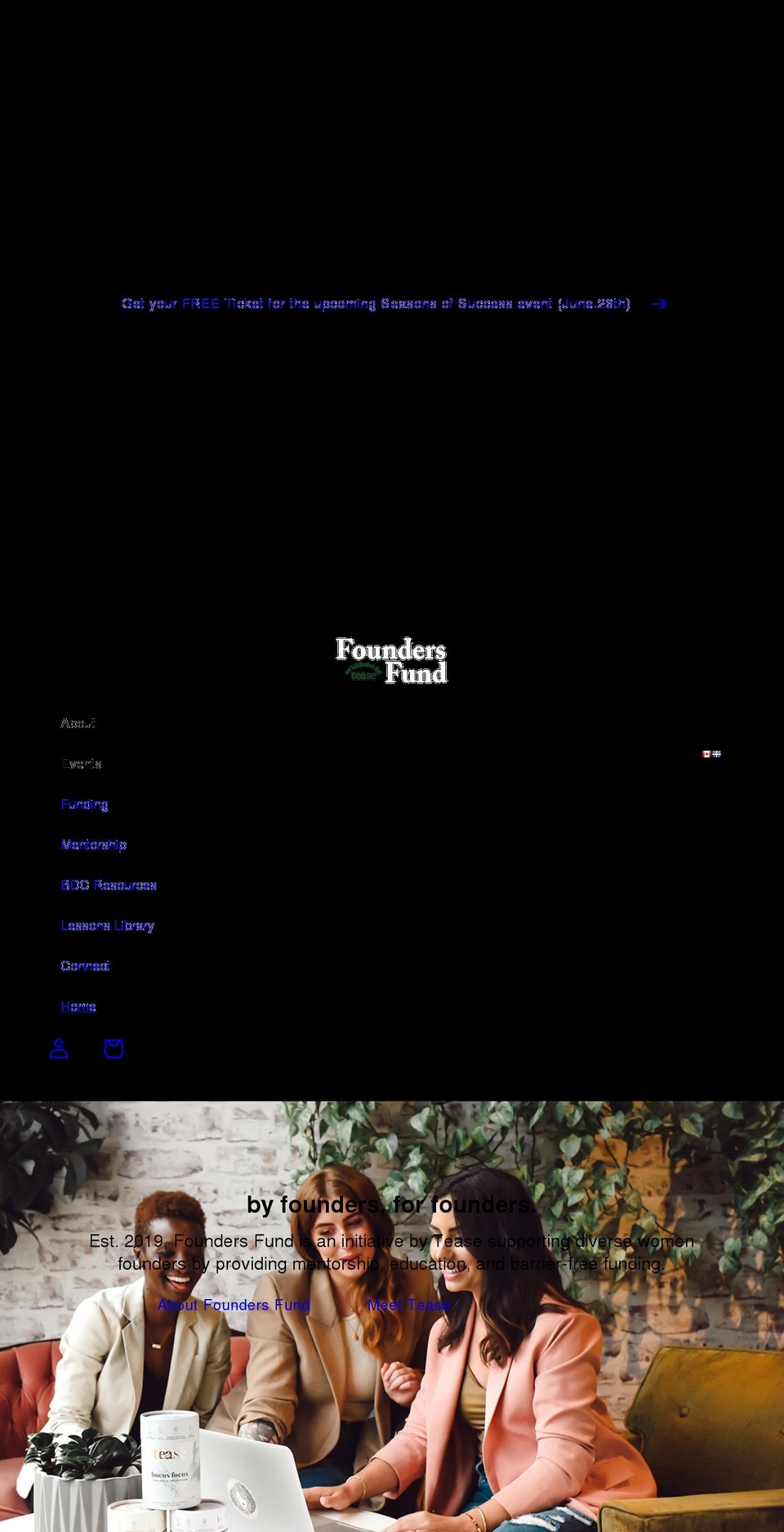 foundersfund.ca shopify website screenshot