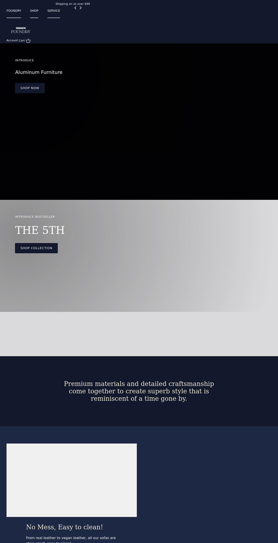 foundry-home.com shopify website screenshot