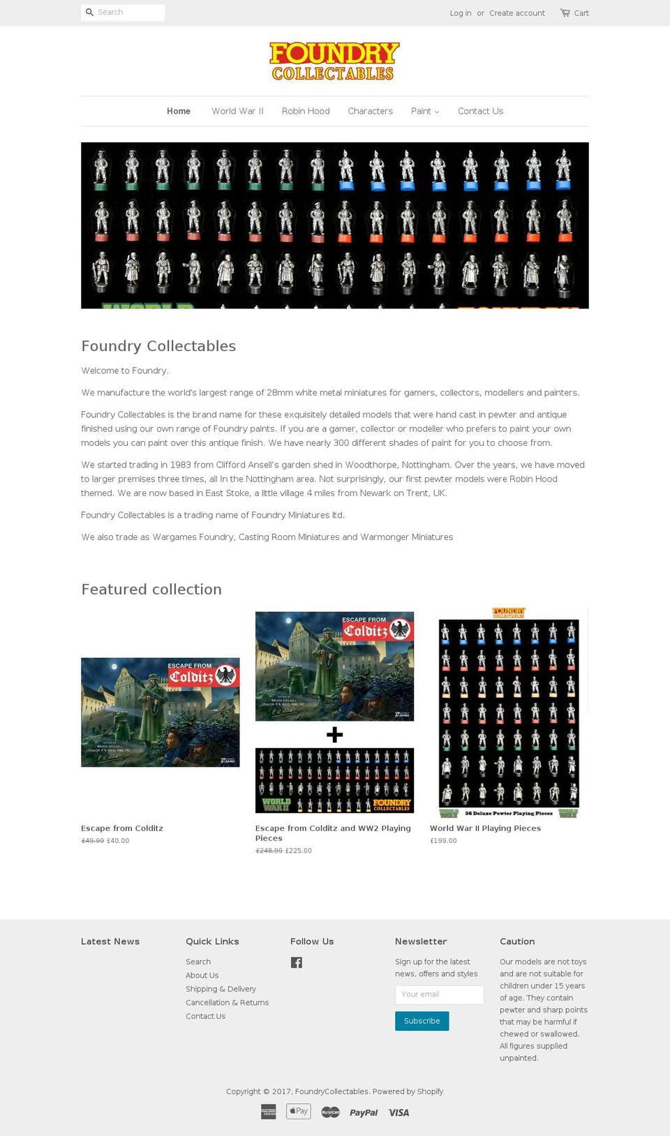 Theme export  www-wargamesfoundry-com-live-laun... Shopify theme site example foundrycollectables.com