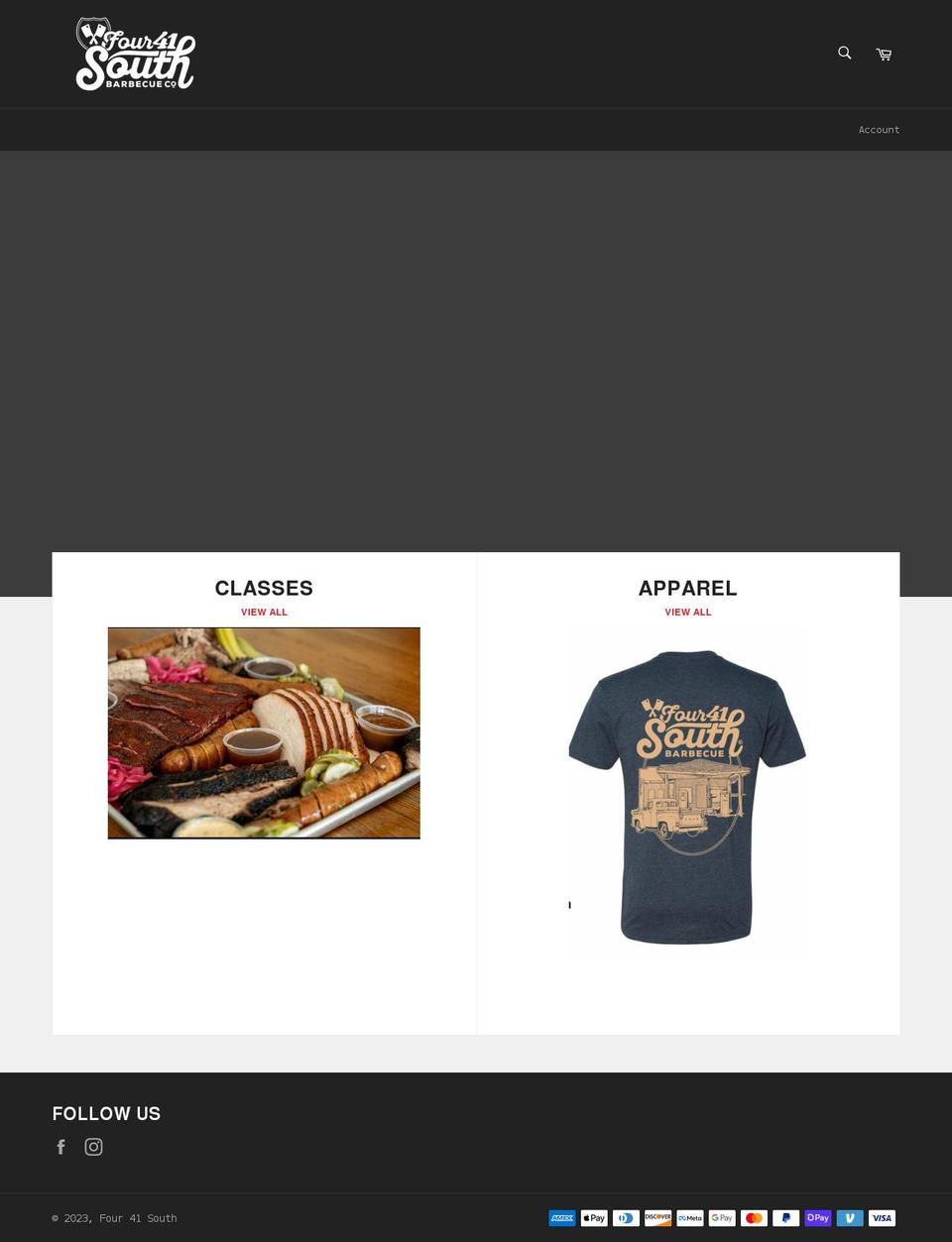 four-41-south.myshopify.com shopify website screenshot