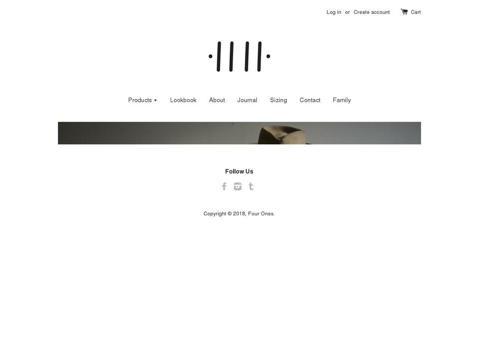 four-ones.com — Shopify storefront screenshot