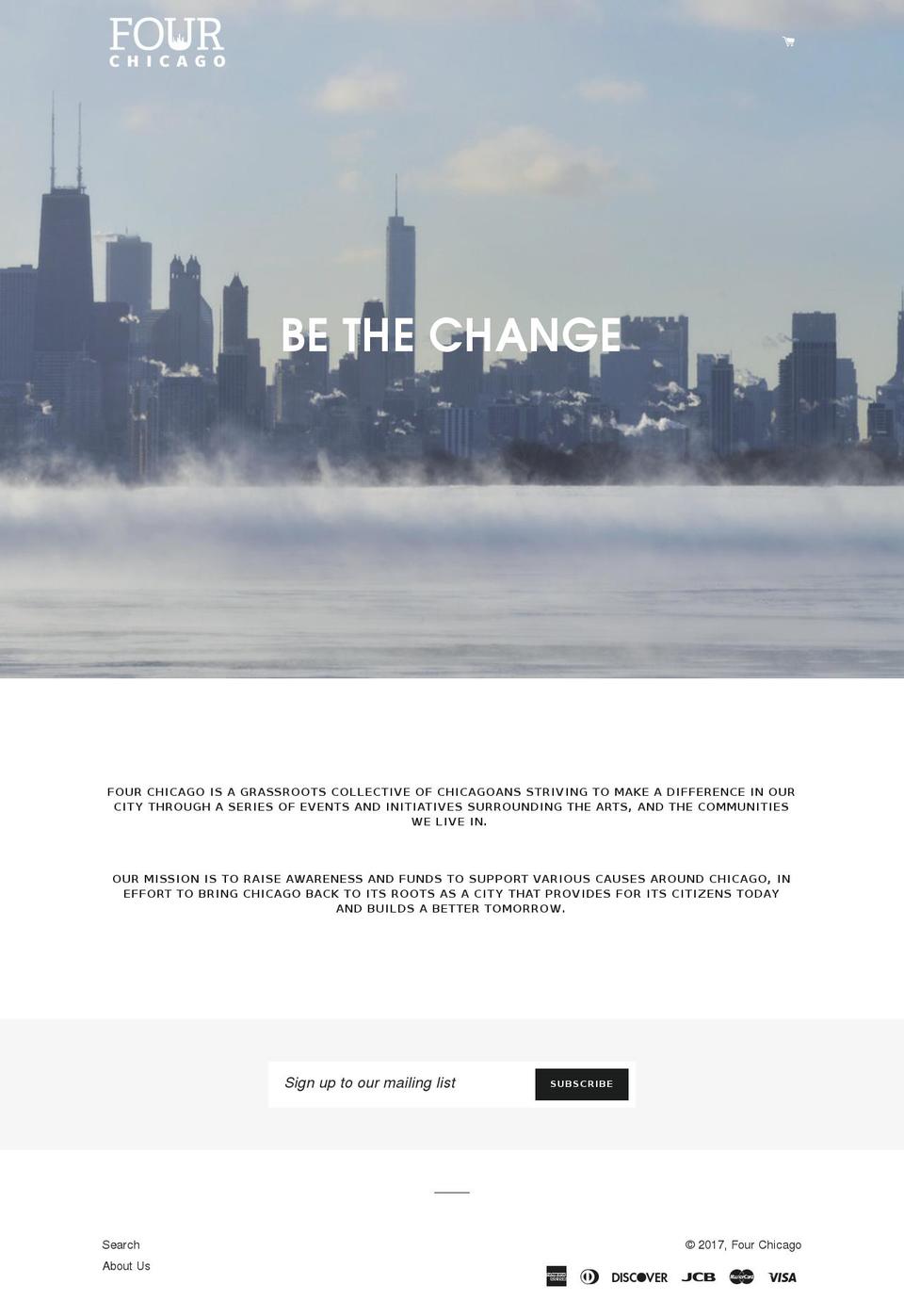 fourchicago.org shopify website screenshot