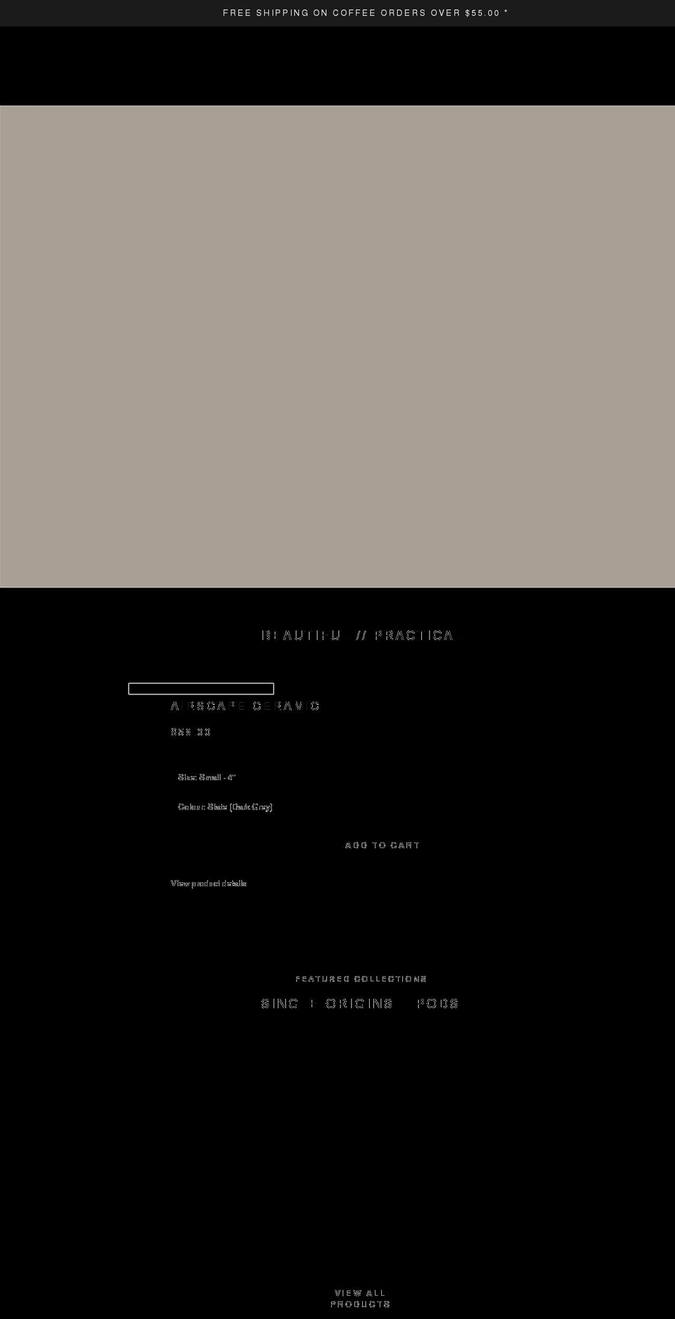 fourcoffee.com.au shopify website screenshot