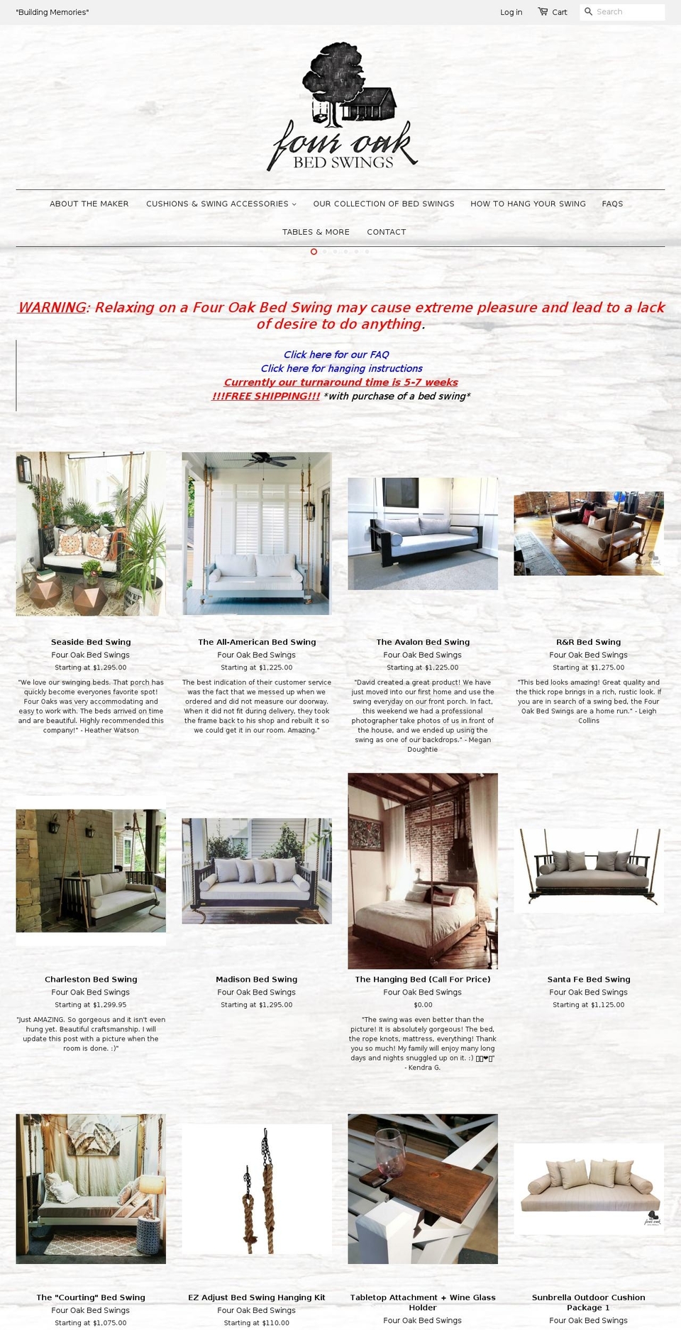 Four Oak x EcartBOLDPOMay Shopify theme site example fouroakdesigns.com
