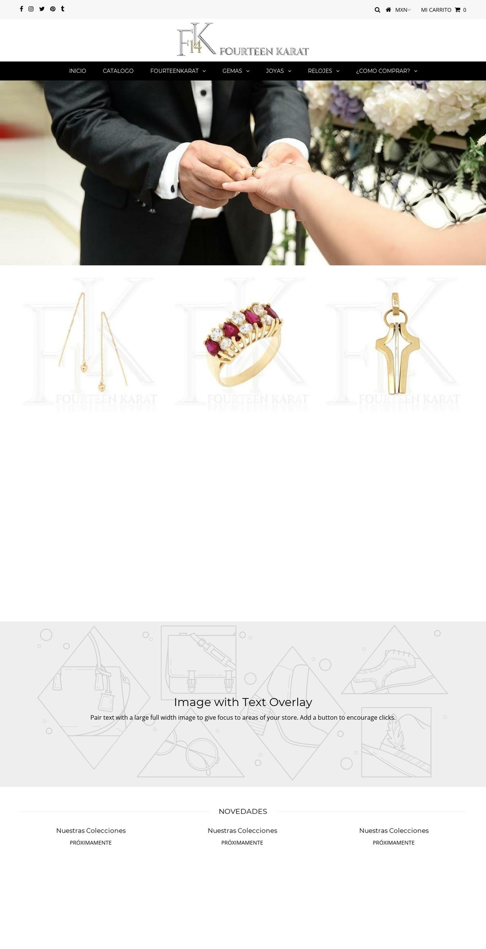 fourteenkarat.com — Shopify storefront screenshot
