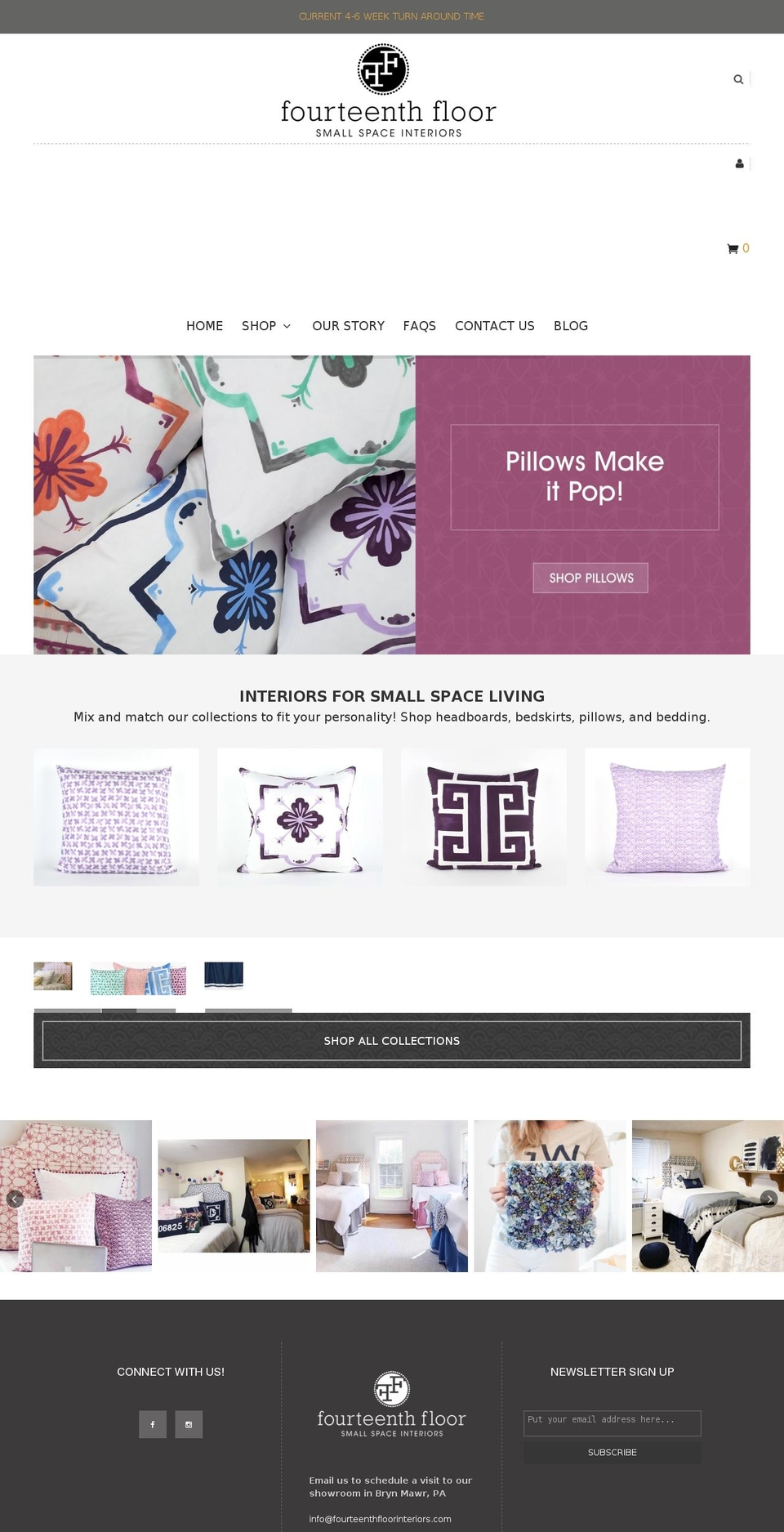 fourteenthfloorinteriors.com — Shopify storefront screenshot