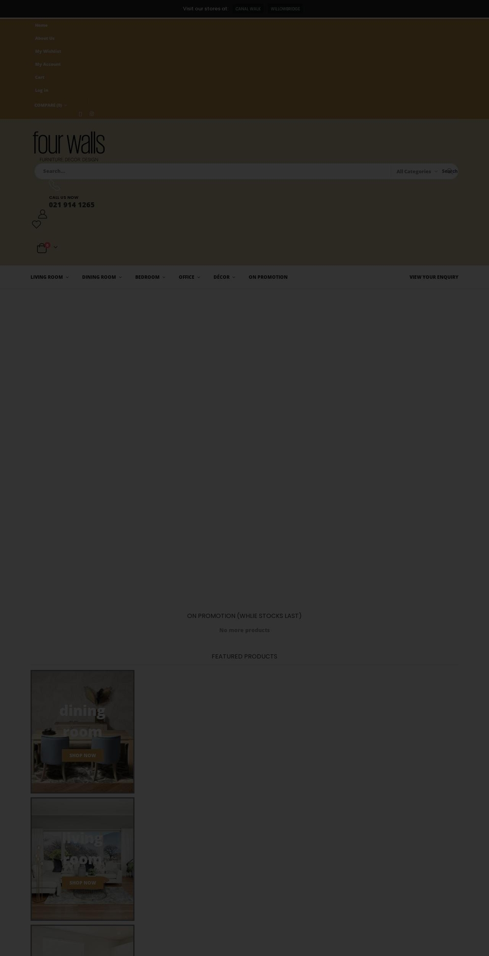 fourwalls.biz shopify website screenshot