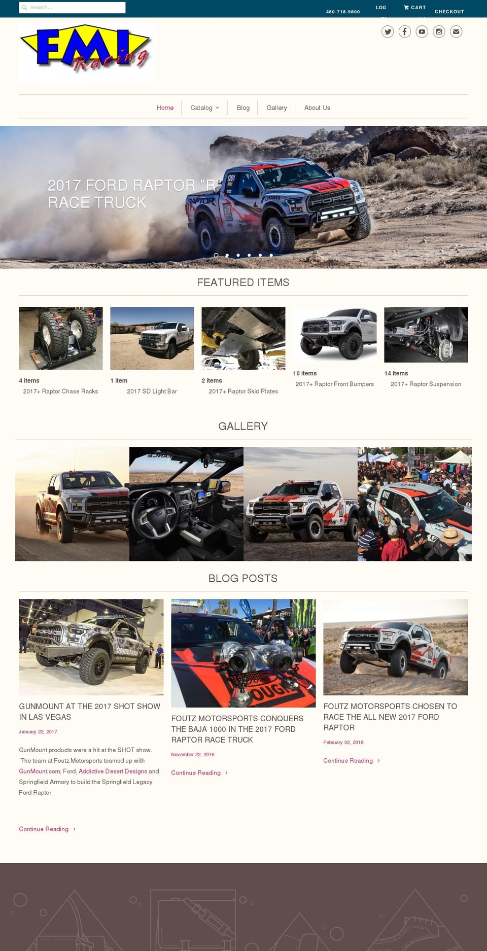 foutzmotorsports.org shopify website screenshot