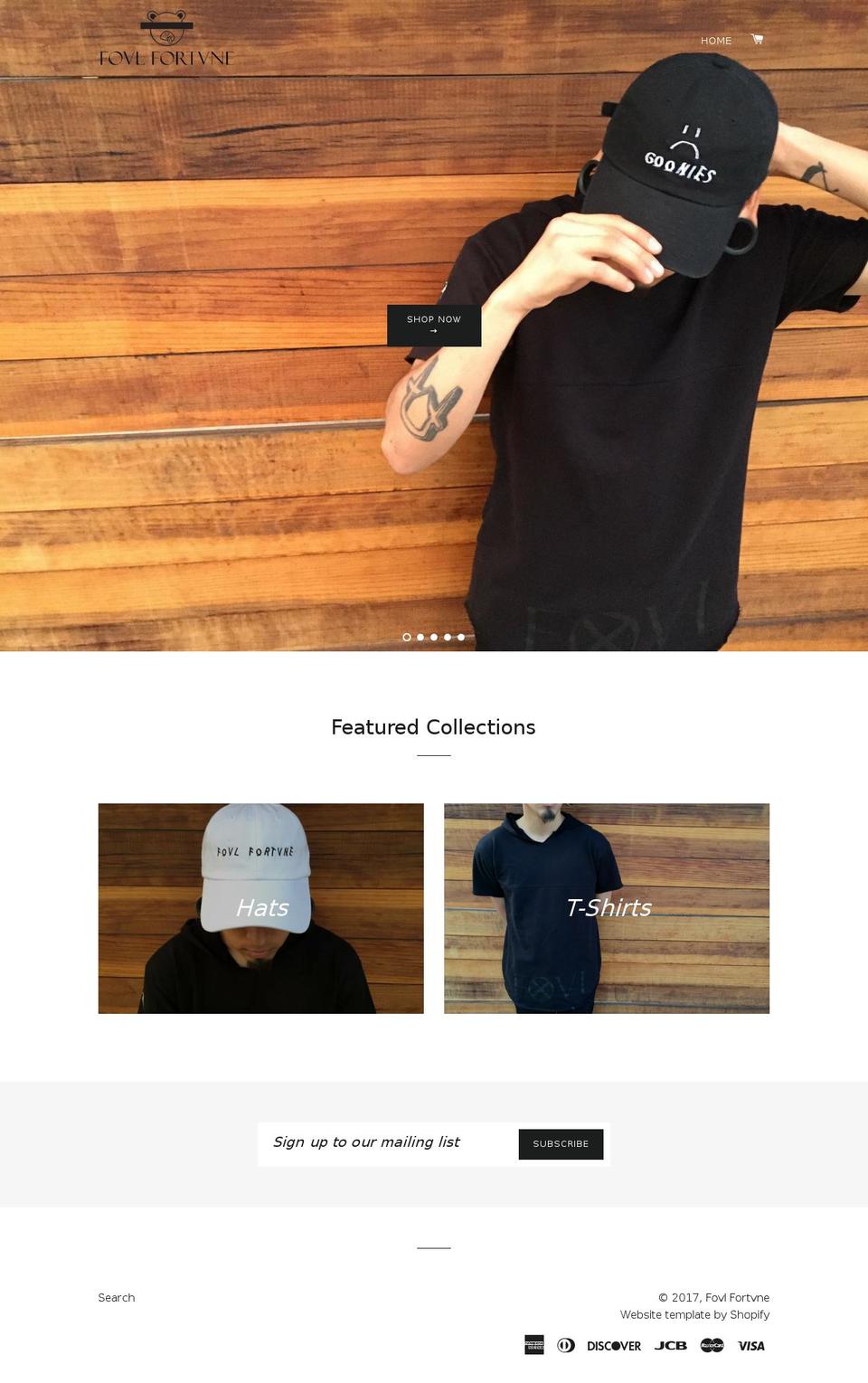 fovlfortvne.com shopify website screenshot