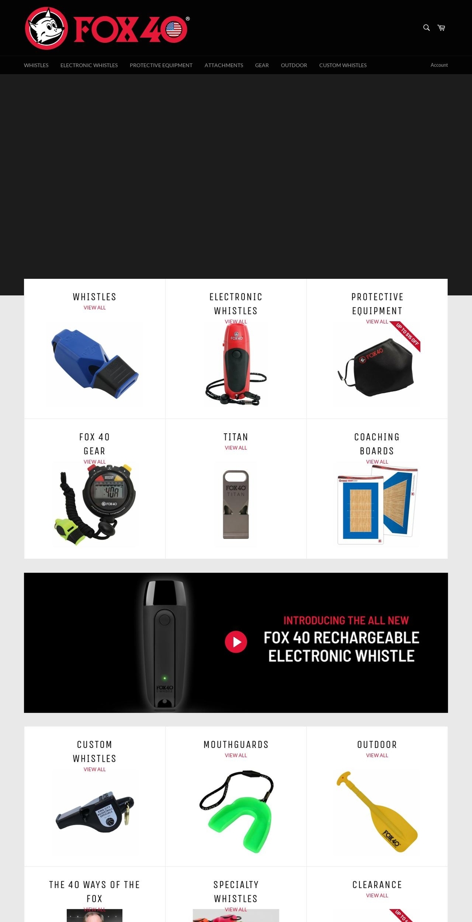 fox40shopusa.com shopify website screenshot