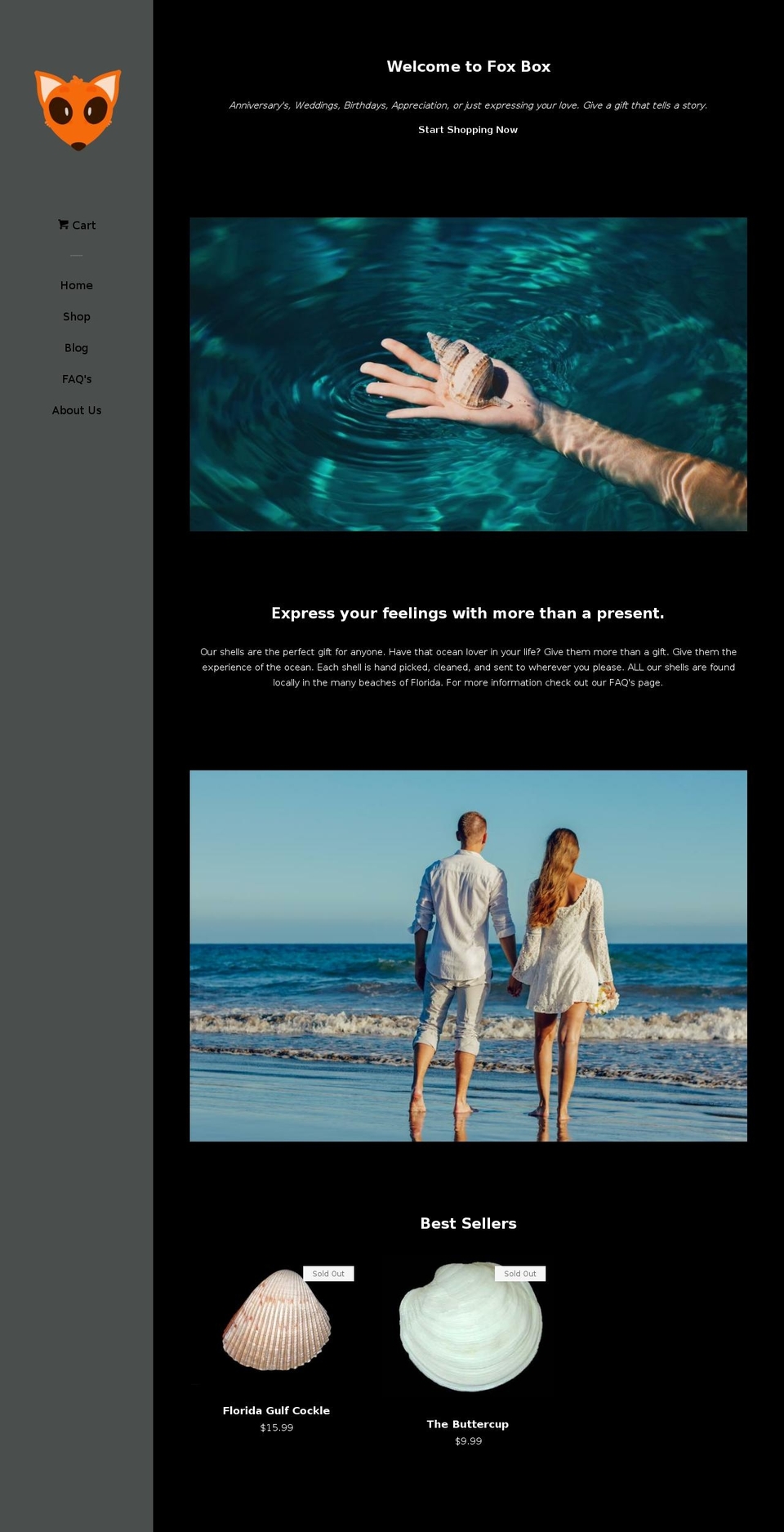 foxboxcompany.com — Shopify storefront screenshot