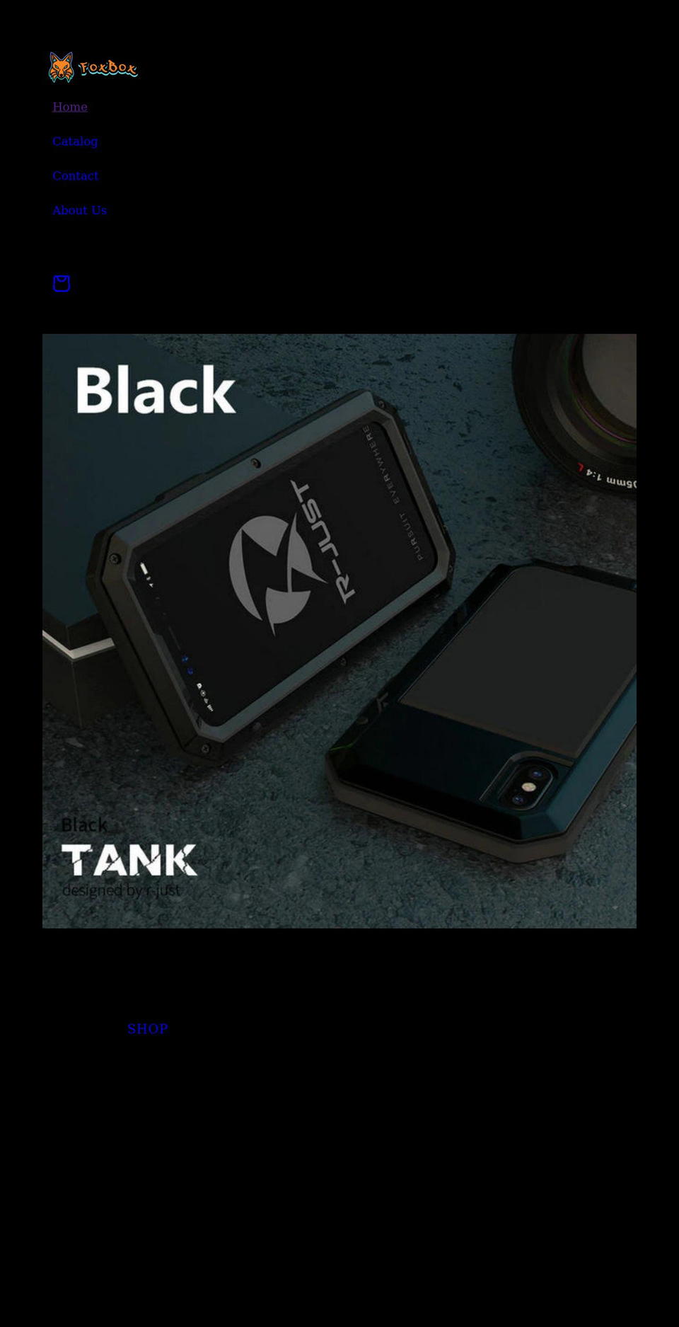 foxboxgoods.com shopify website screenshot
