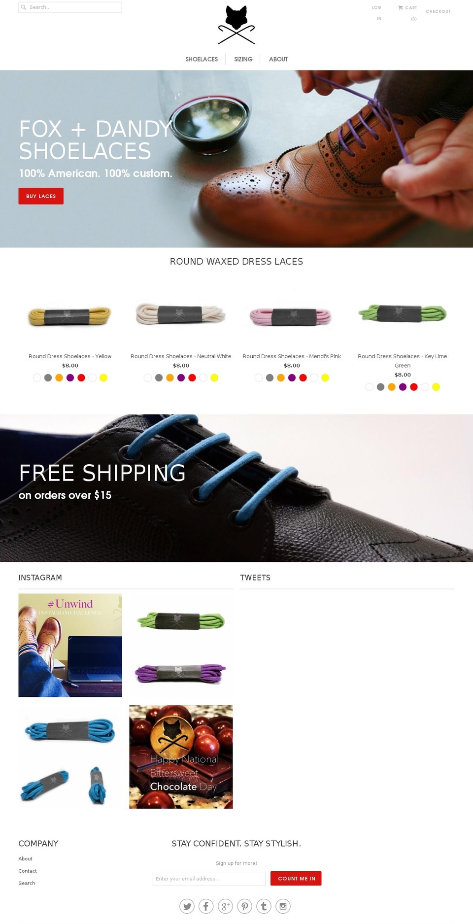 foxdandy.com shopify website screenshot