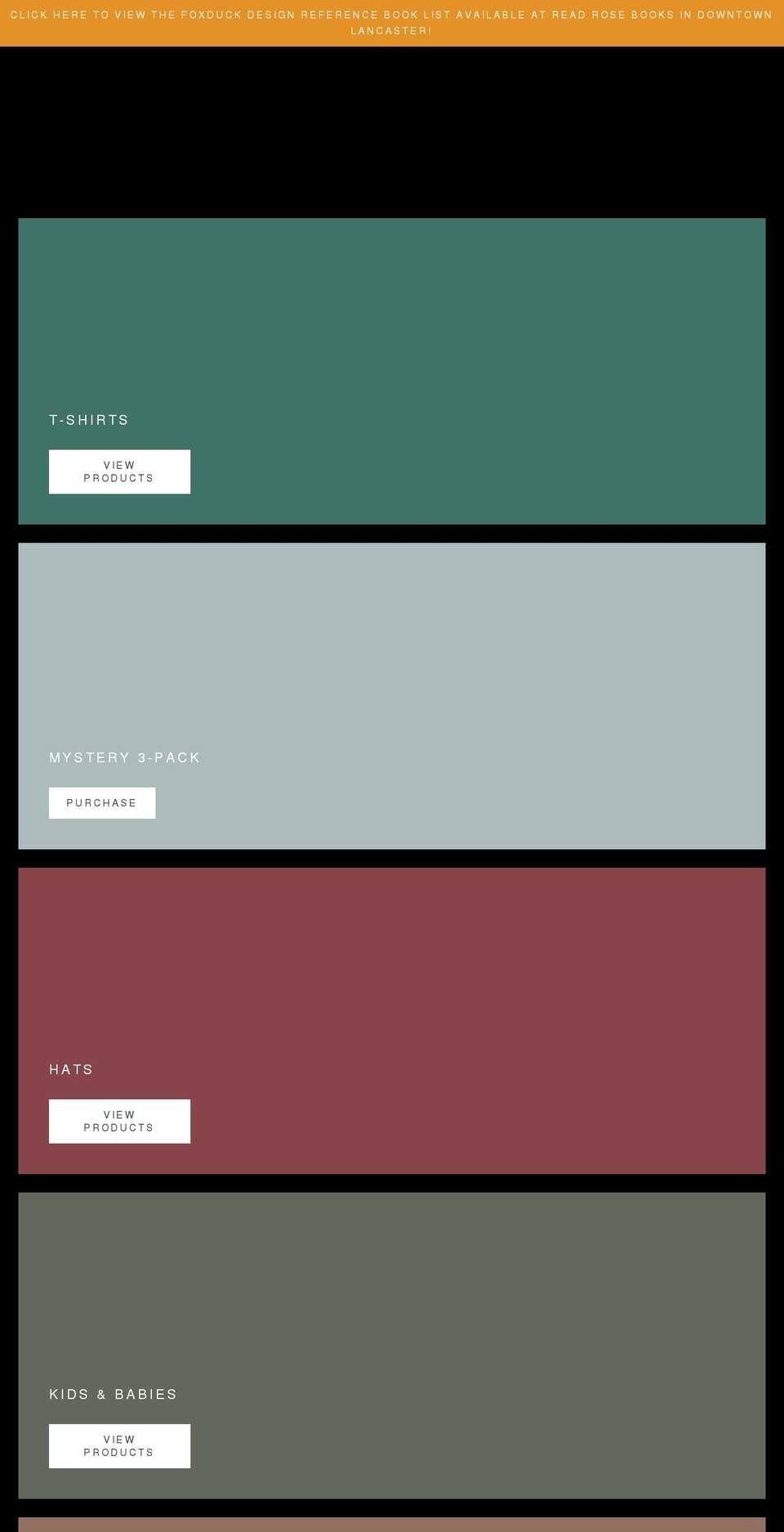 foxduckprint.com shopify website screenshot