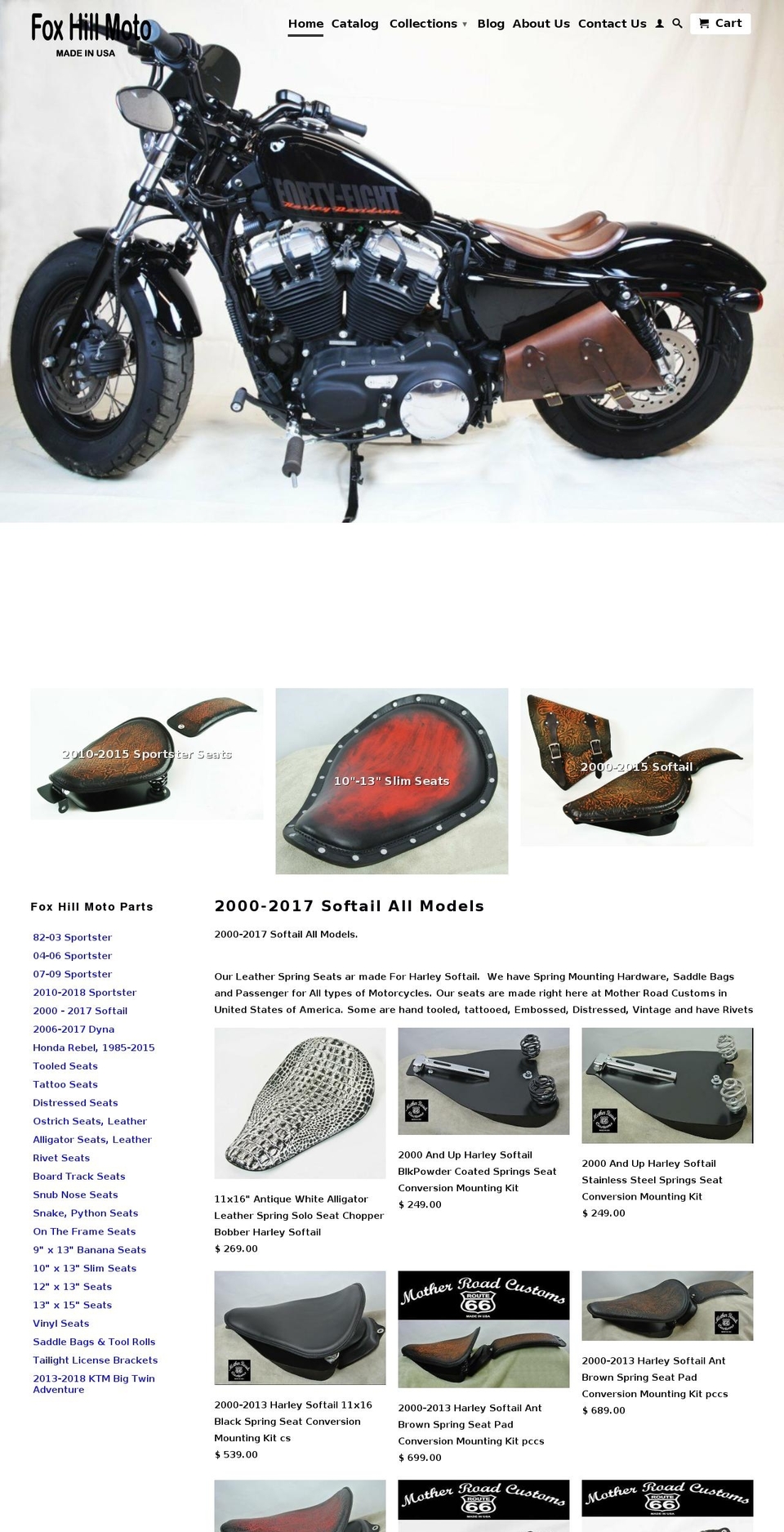 foxhillmoto.com shopify website screenshot