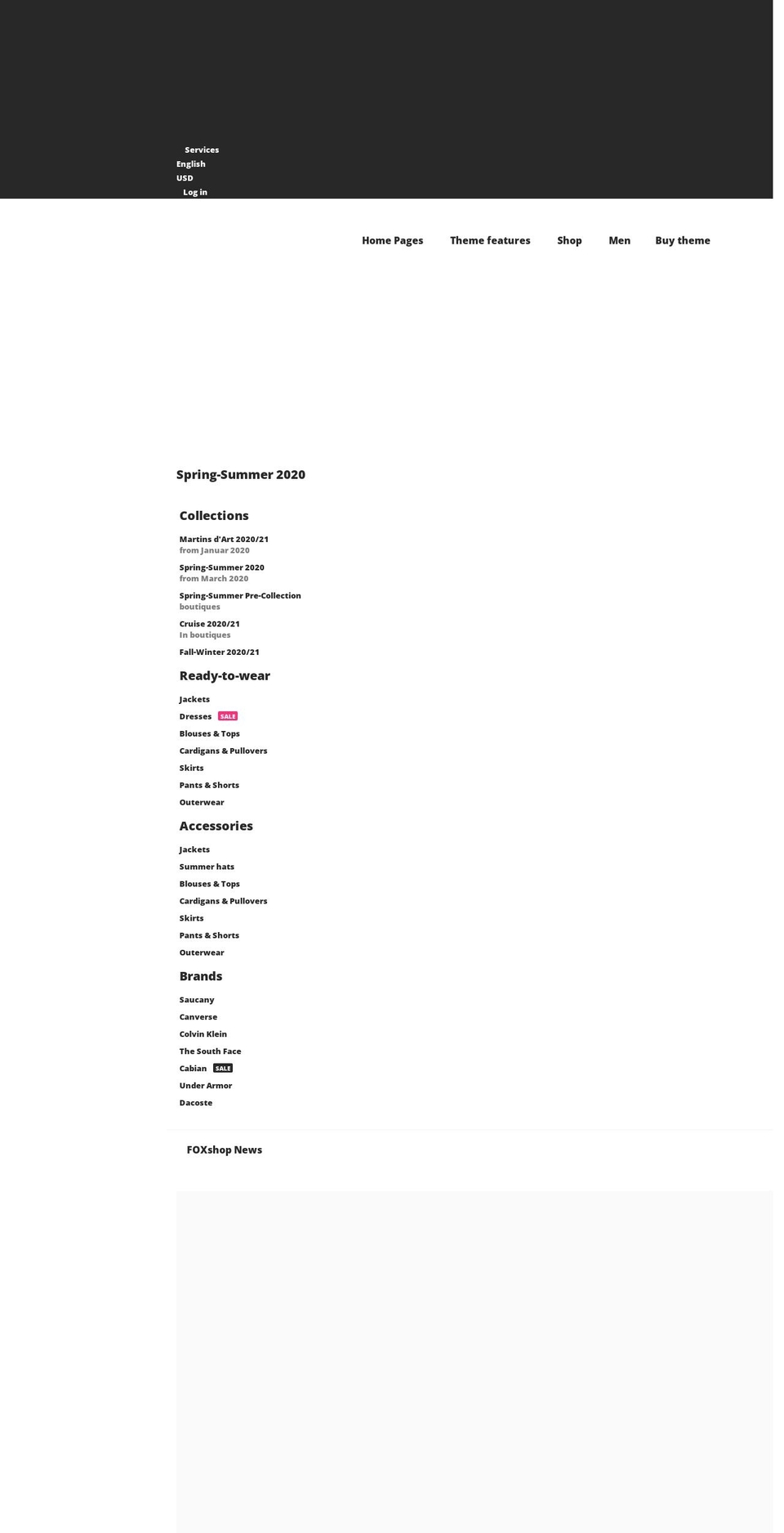 foxic-theme.myshopify.com shopify website screenshot