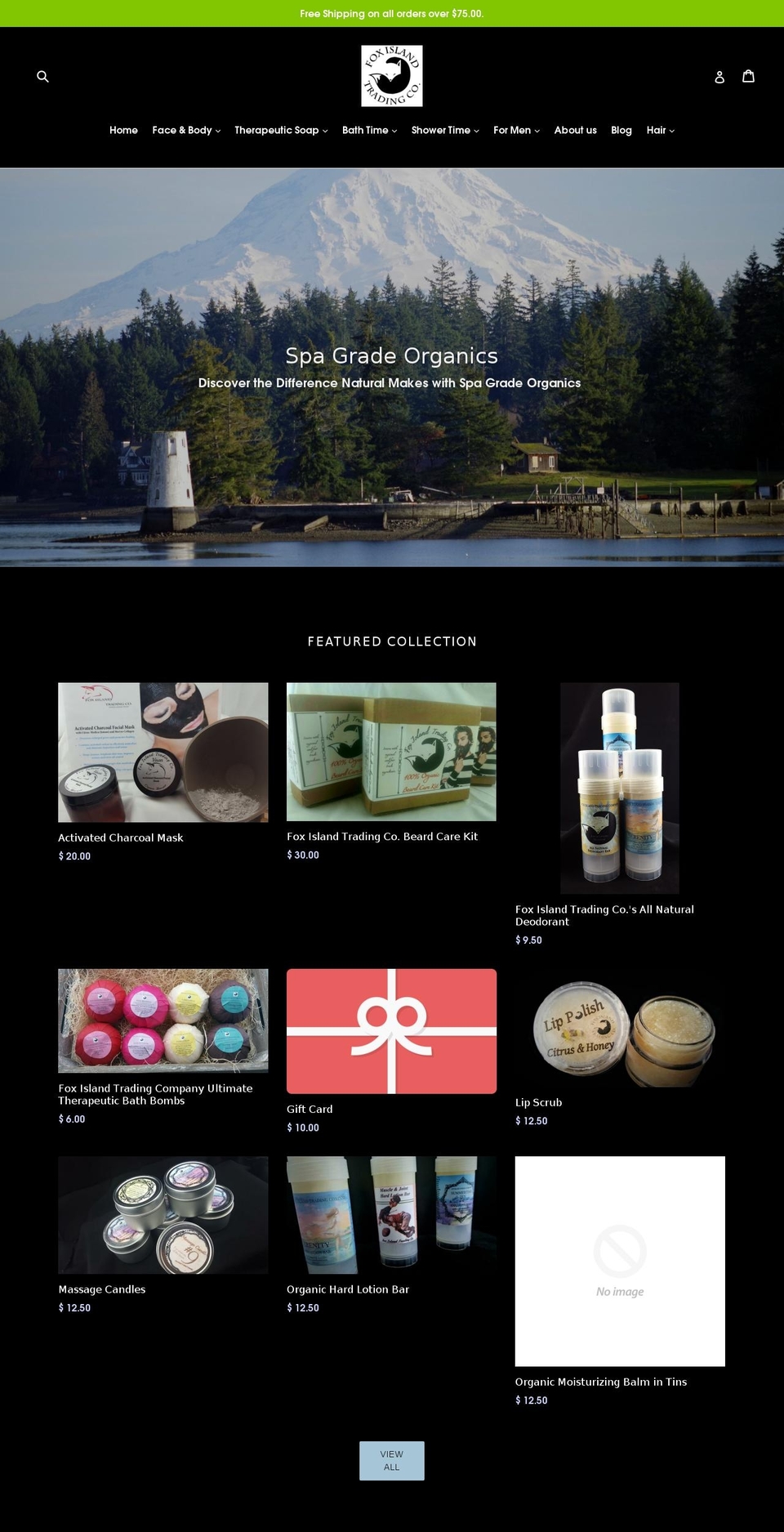 foxislandtradingco.com — Shopify storefront screenshot