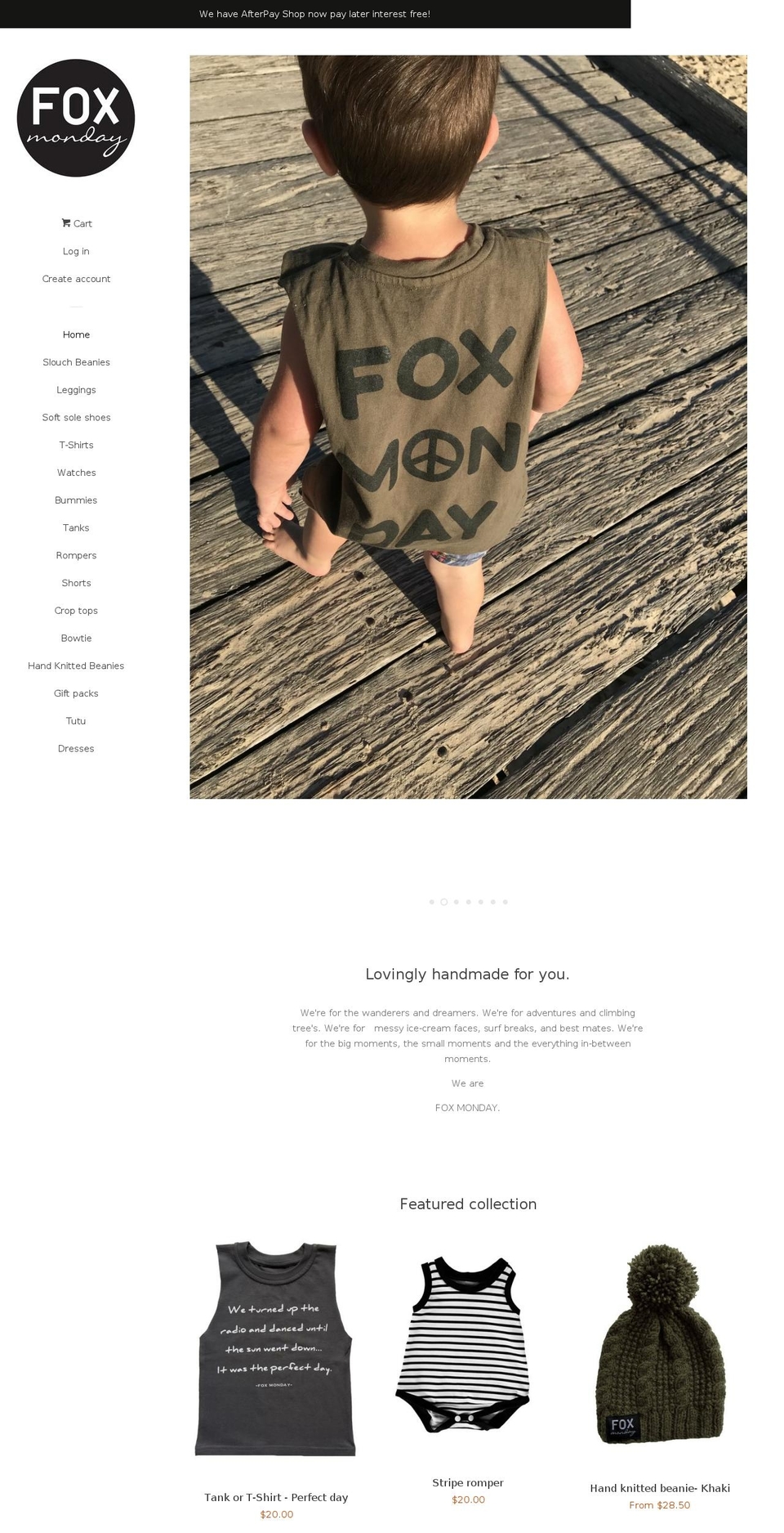 foxmonday.net shopify website screenshot