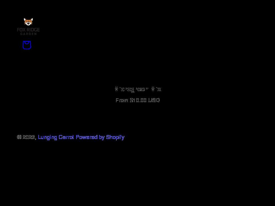 foxridgegarden.com shopify website screenshot