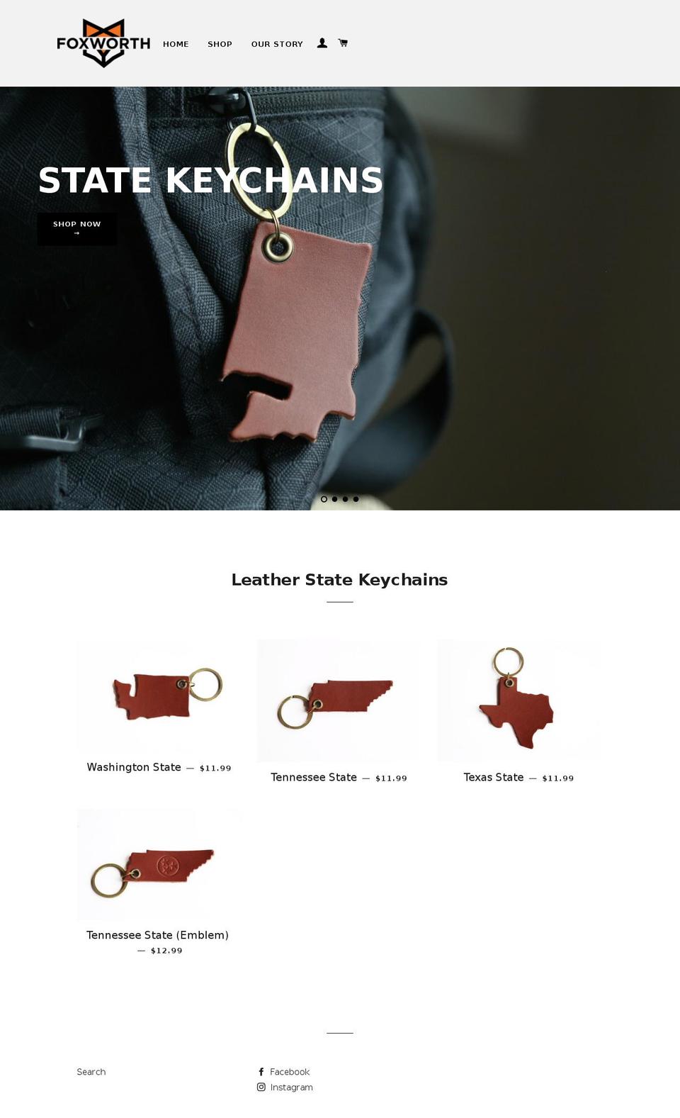 foxworthus.com — Shopify storefront screenshot