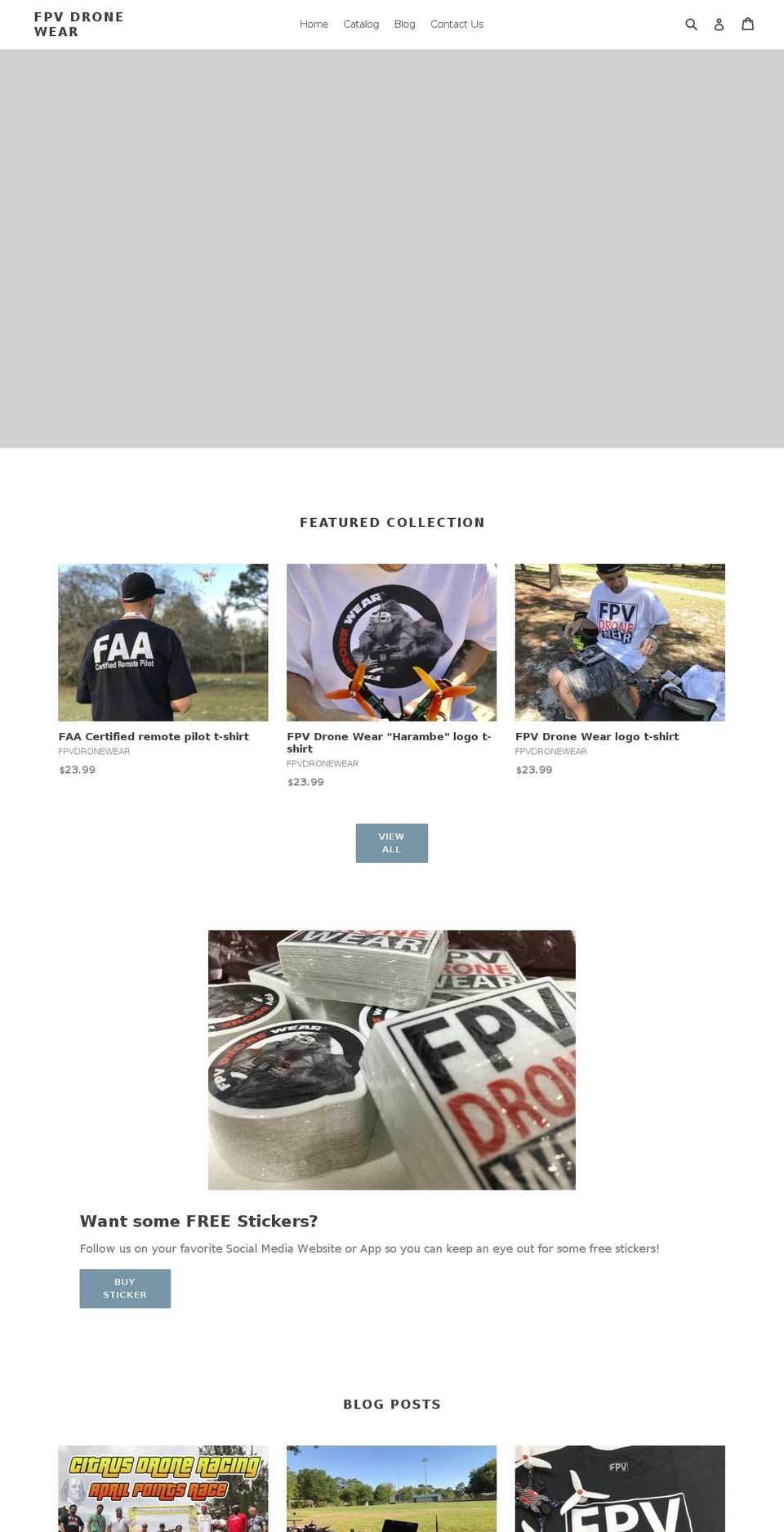 fpvdronewear.com — Shopify storefront screenshot