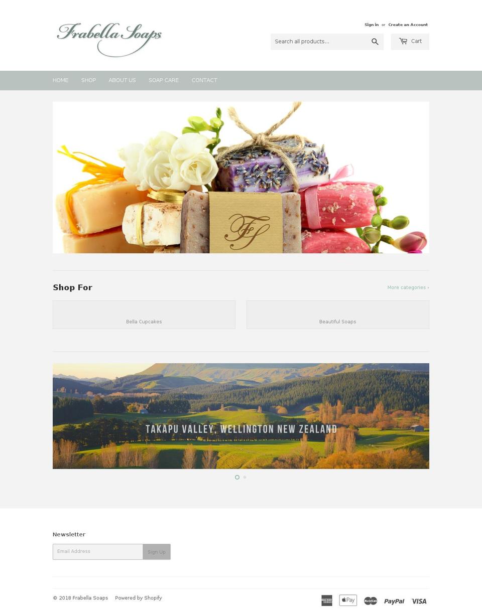 Frabella Soap (Supply Theme) Shopify theme site example frabellasoaps.com