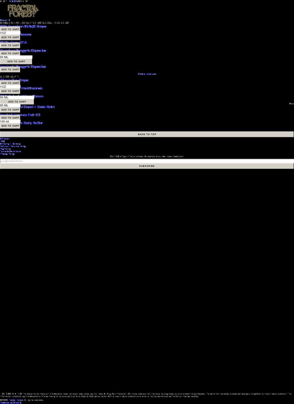 fractalflowerskauai.com shopify website screenshot