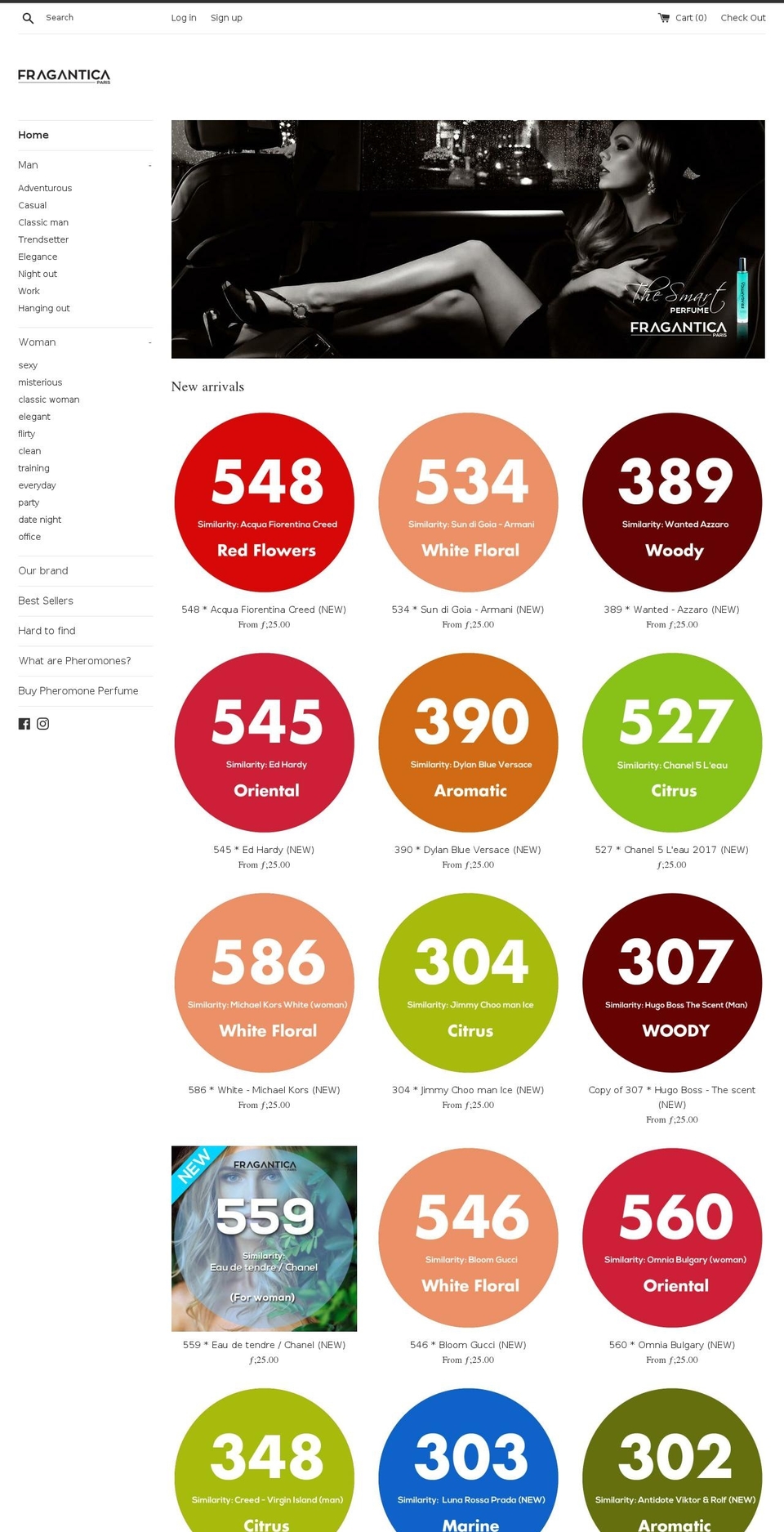 fraganticacuracao.com — Shopify storefront screenshot