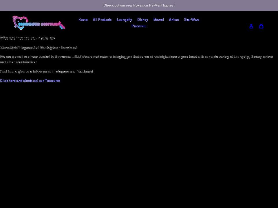 fragmentednostalgia.com shopify website screenshot