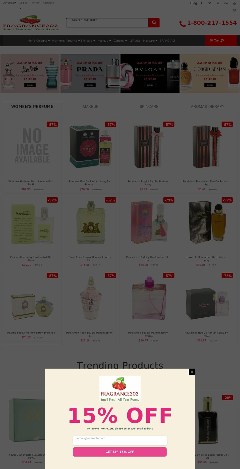 fragrance202.com — Shopify storefront screenshot