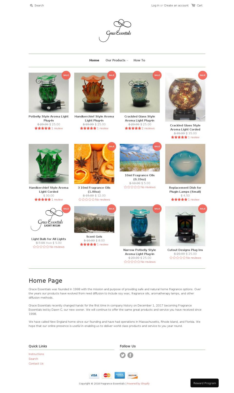 fragranceessentials.com shopify website screenshot