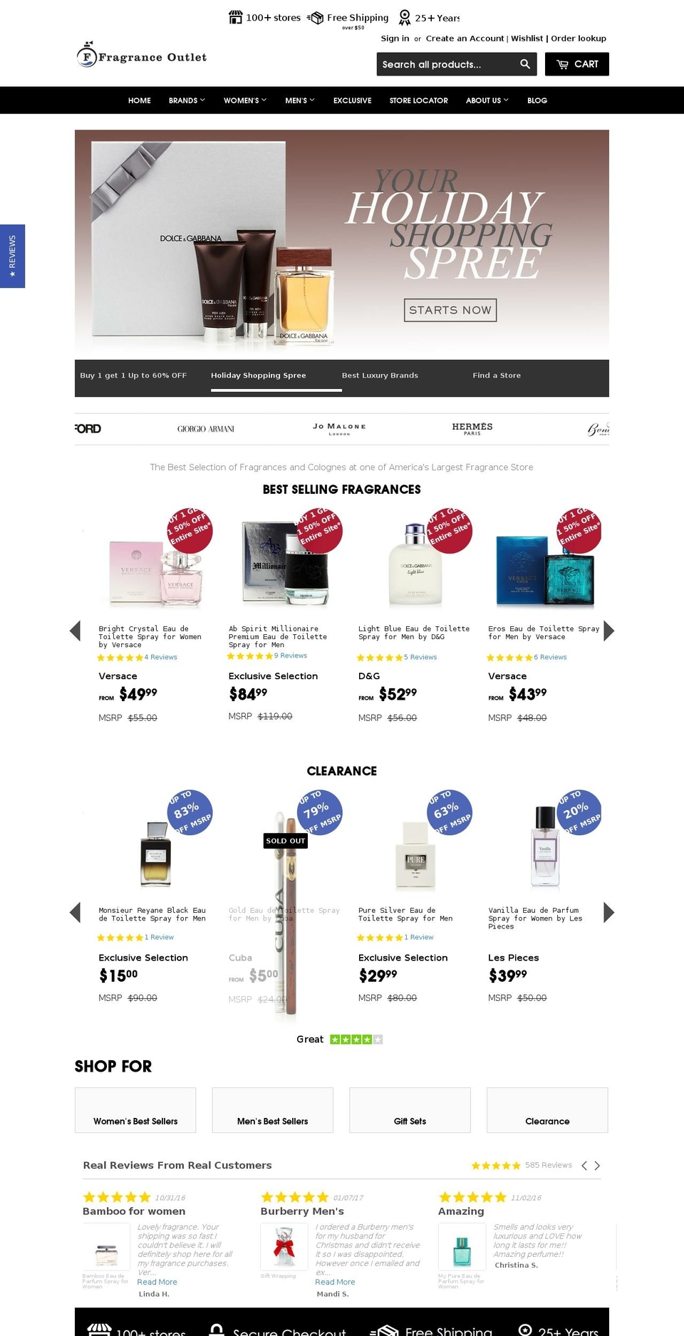 fragranceoutlet.info shopify website screenshot