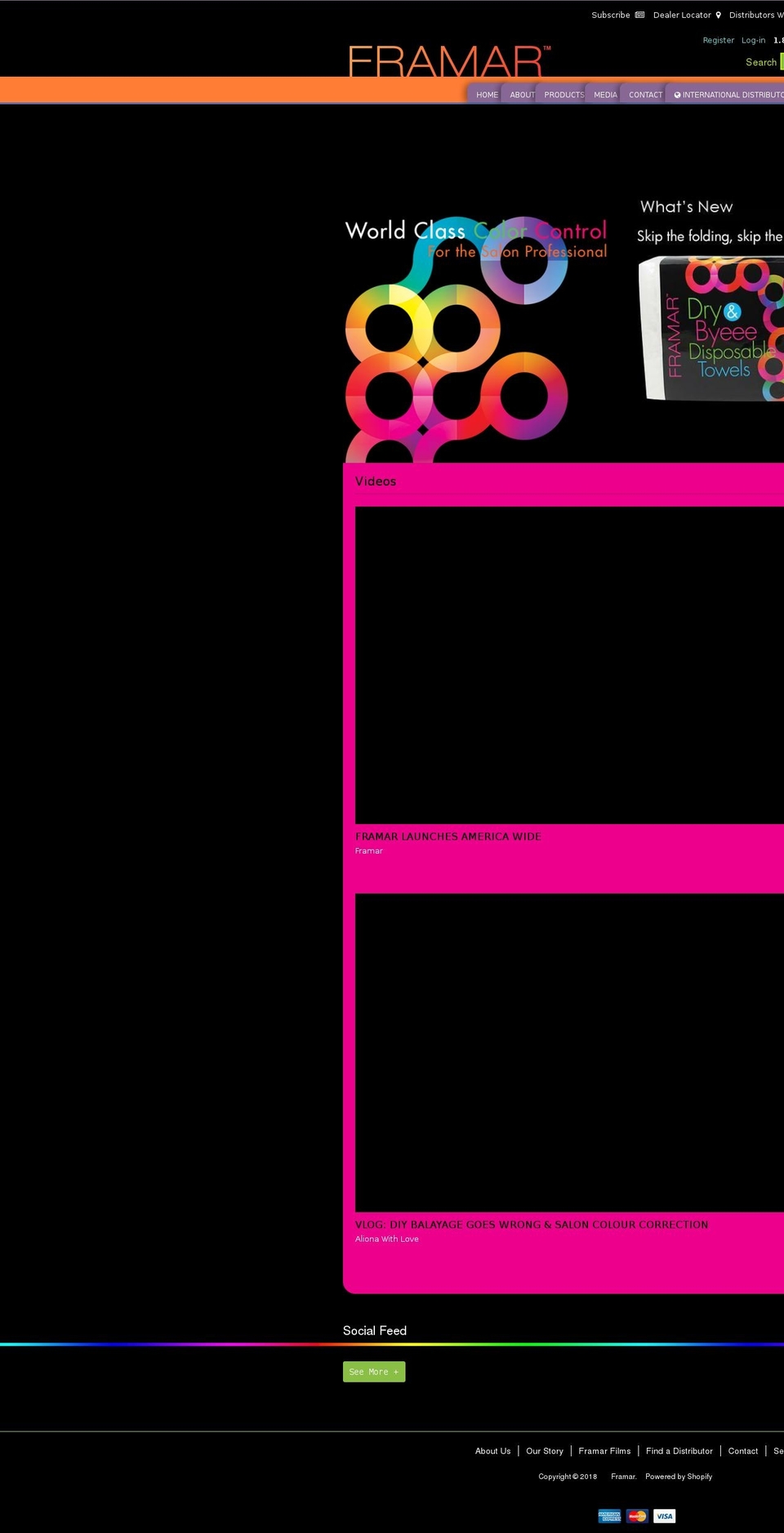 framar.com — Shopify storefront screenshot