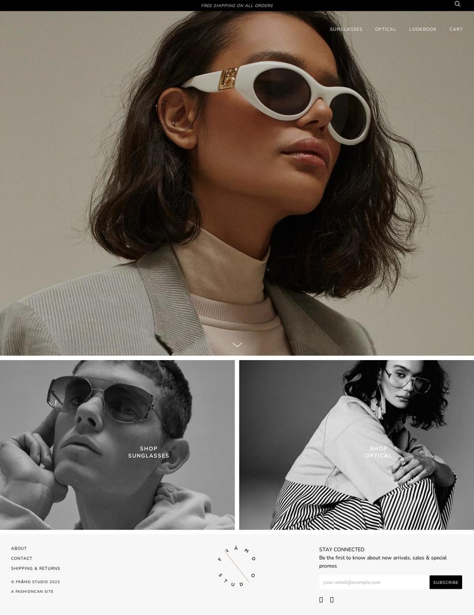 framdstudio.com — Shopify storefront screenshot