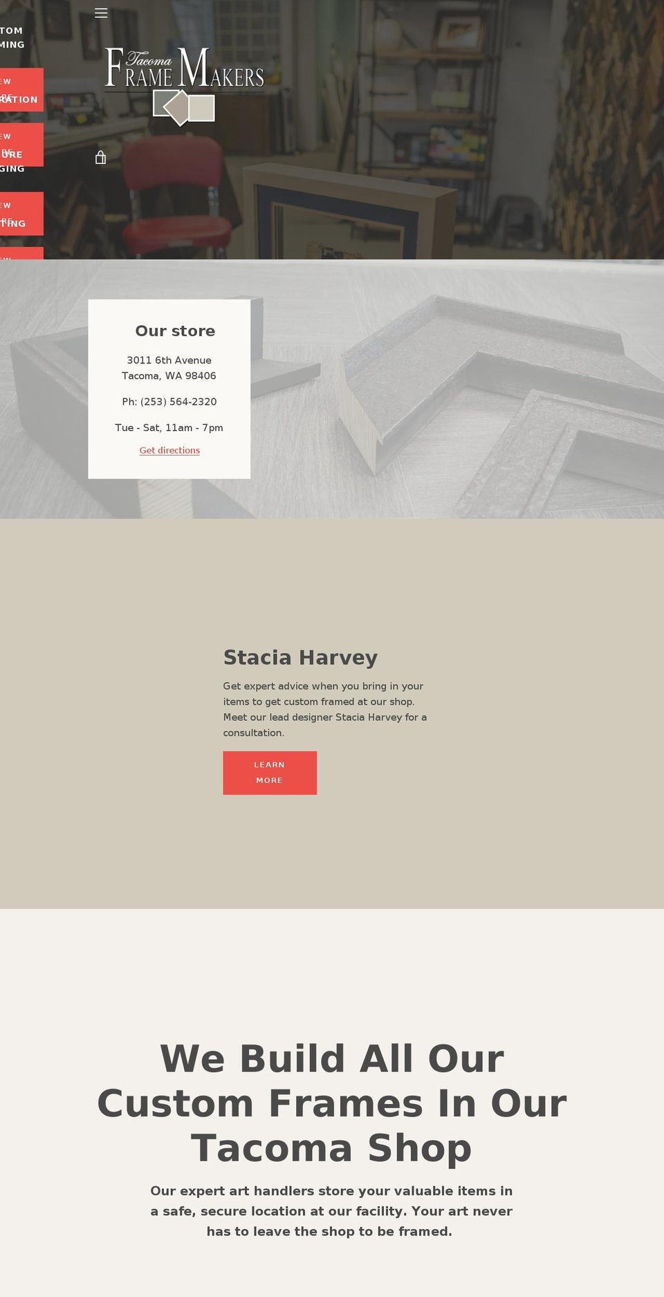 frame-makers.com — Shopify storefront screenshot