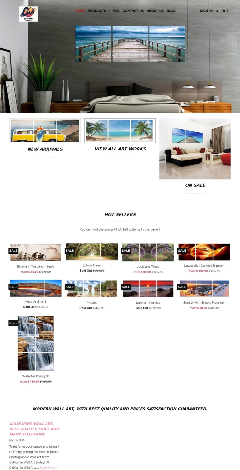 frameless-art.com shopify website screenshot