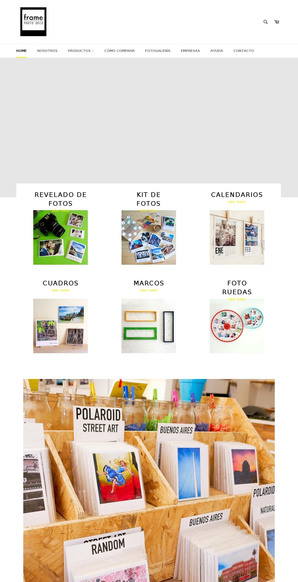 framephotodeco.com — Shopify storefront screenshot