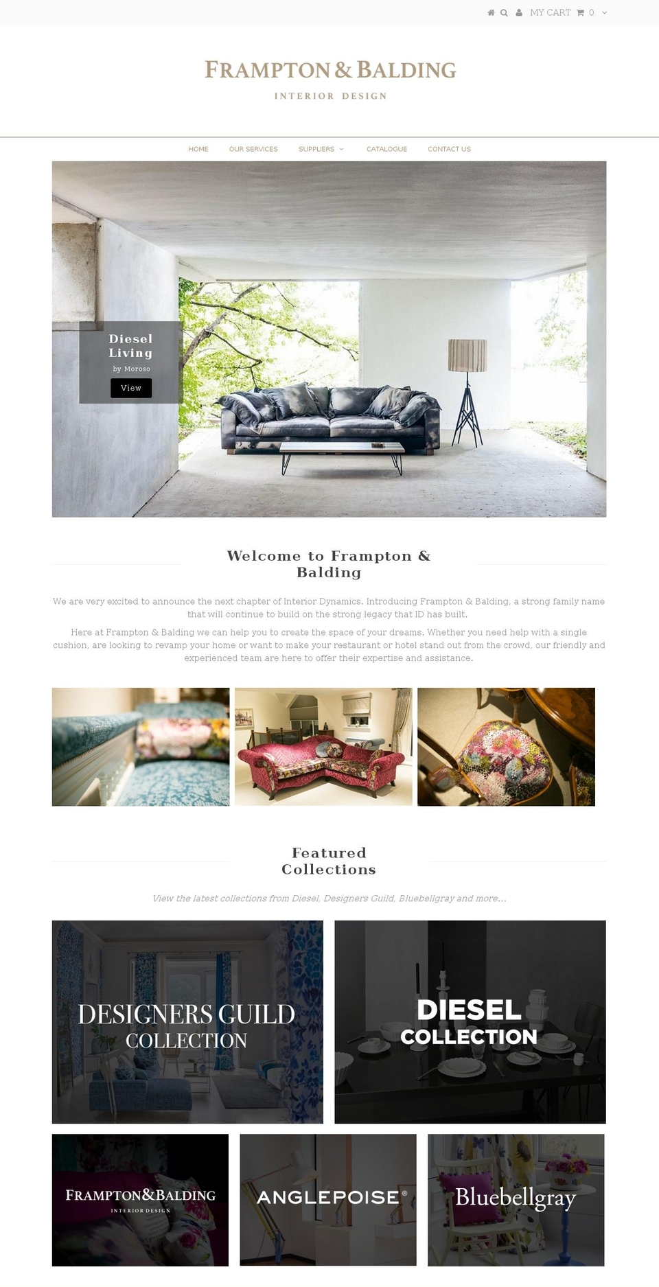 frampton-and-balding.myshopify.com shopify website screenshot