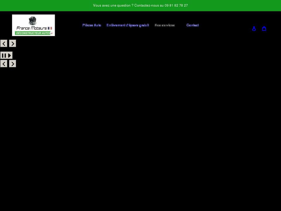 francemoteurs.com shopify website screenshot