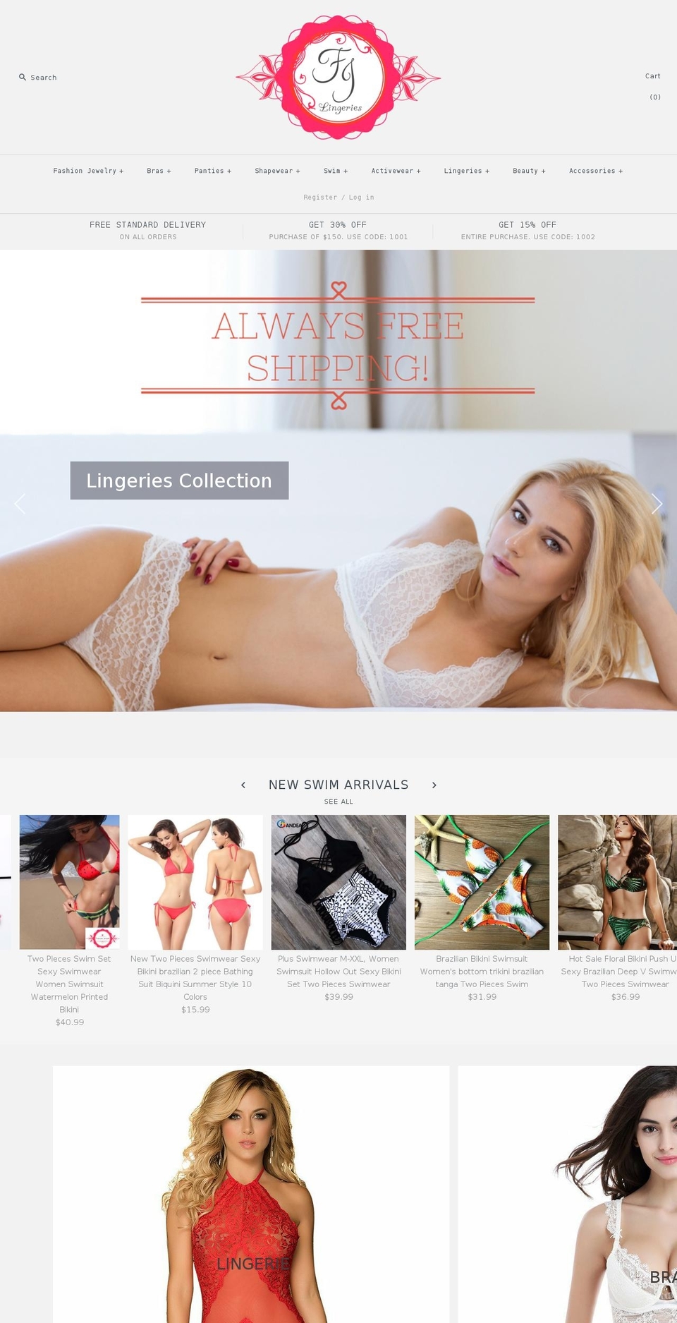 francesjewels.com shopify website screenshot