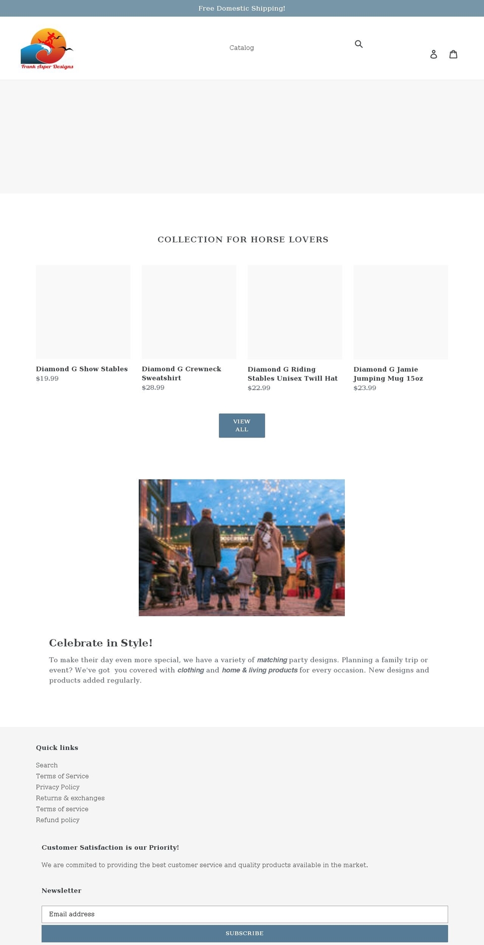 frankasperdesigns.com shopify website screenshot