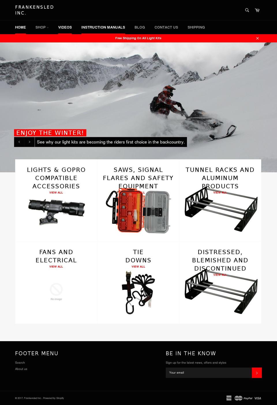 frankensled.com shopify website screenshot