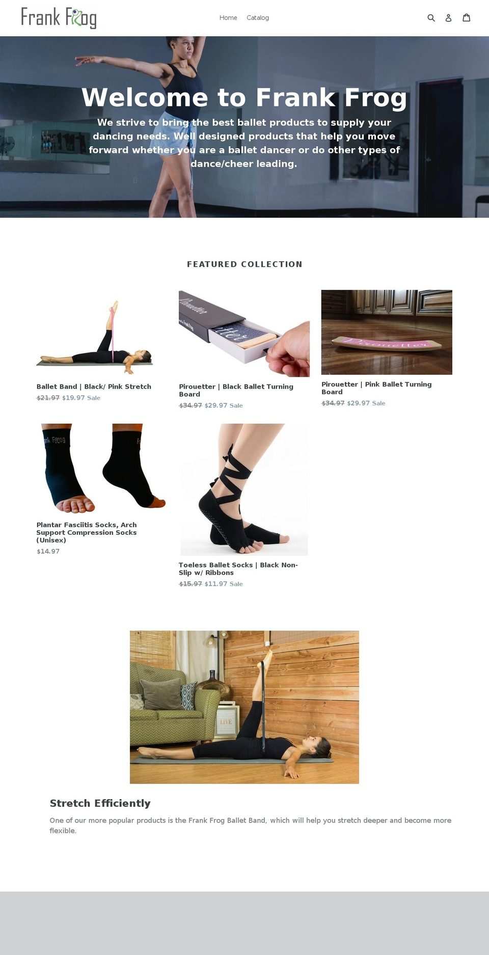 frankfrog.com shopify website screenshot
