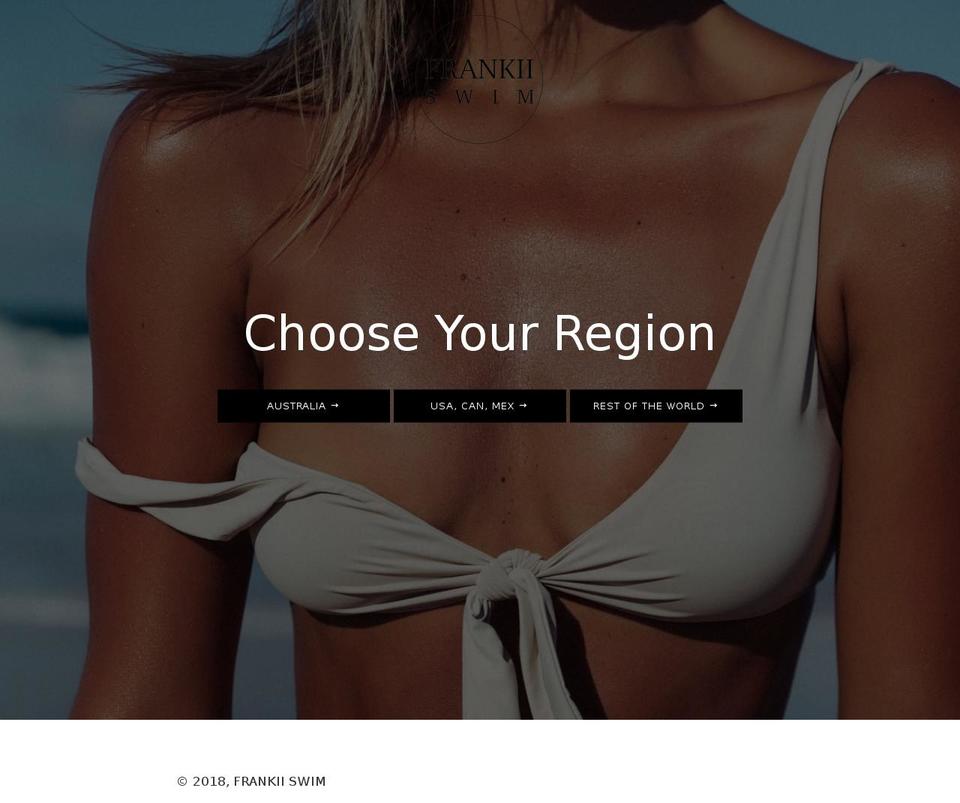 frankiebyrebecca.com — Shopify storefront screenshot