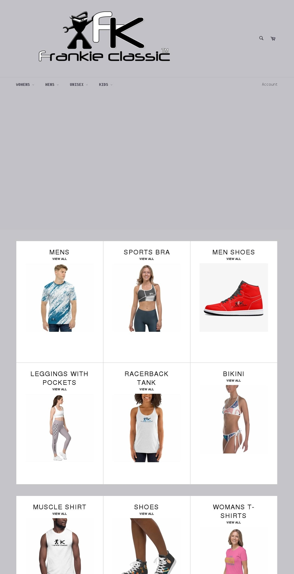 frankieclassic.com shopify website screenshot