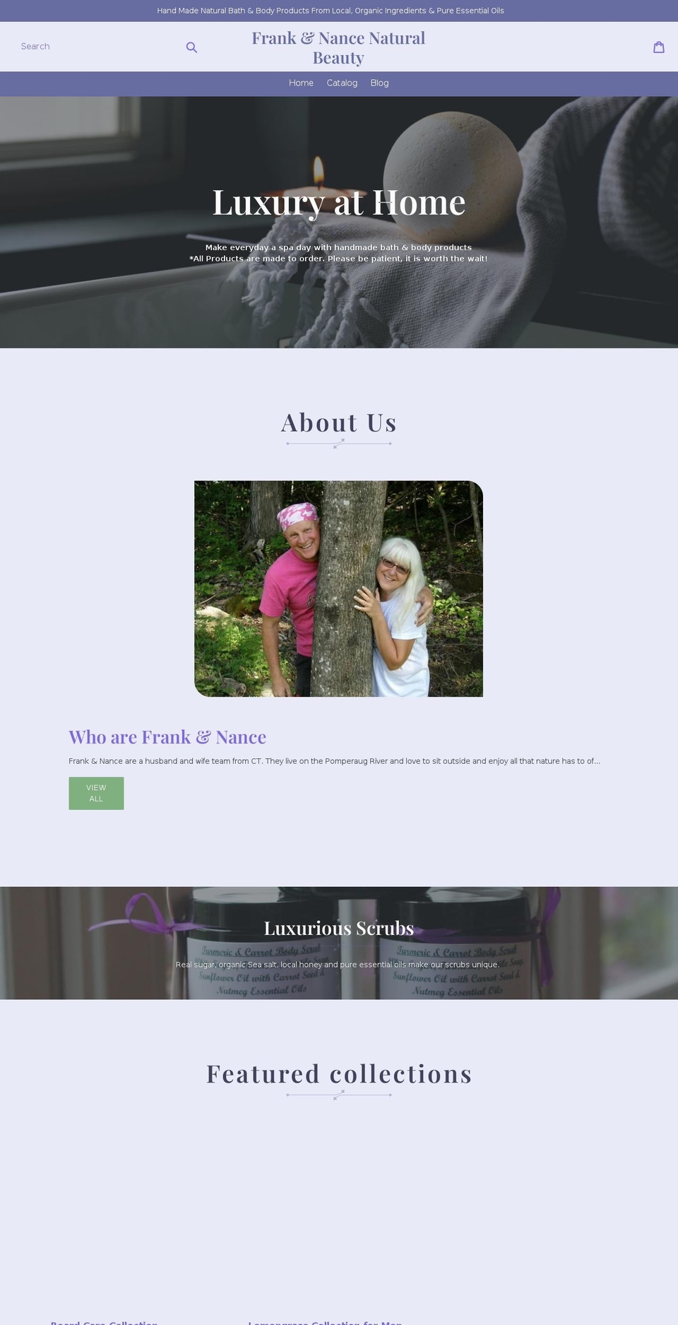 franknnance.com shopify website screenshot